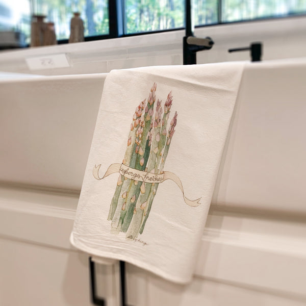 floursack towel asparagus