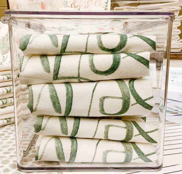 Set of 5 Kitchen Towels, Cotton Flour Sack Towels, You Pick five of any design, Hostess gifts, Christmas Foodie gift, Housewarming gifts