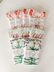 Pick 9 of any flour sack towel designs in the shop, You select the designs, Hostess gifts, Christmas Foodie gift, Housewarming gifts